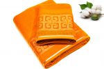   Комплект полотенец  FIESTA PRIME оранжевый 50х90+ 70х130