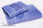 Комплект полотенец  FIESTA Bellissimo голубой 50х90+ 70х140 